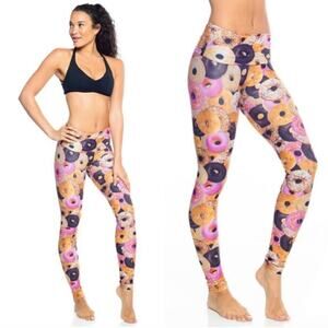 Emily Hsu Donut Delight Leggings Sz Small